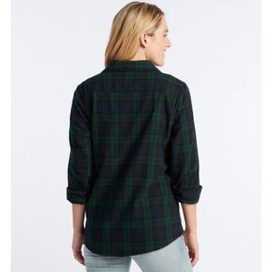 L.L. Bean, Women's Scotch Plaid Flannel Shirt, Relaxed
